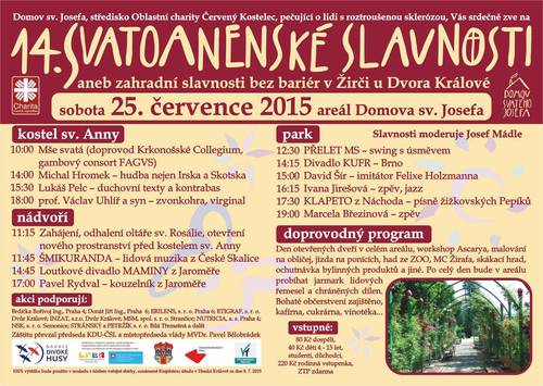 14. Svatoanenské slavnosti - program